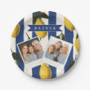 Search for italian paper plates Monogrammed
