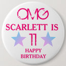 Search for jumbo birthday buttons Girl