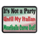 Search for funny trailer hitch covers Dad