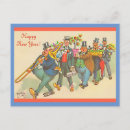 Search for vintage happy new year postcards Flowers