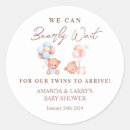Search for boy or girl stickers We can bearly wait