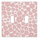 Search for blush pink light switch covers Floral