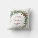 Search for christmas pillows green leaves