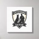 Search for police canvas prints Puppy