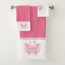 Search for butterfly bath towels Pink