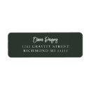 Search for stylish font return address labels Script