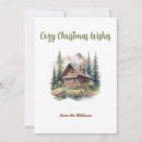 Search for cabin christmas cards Pine trees