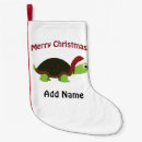 Search for turtle christmas stockings Santa