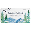 Search for adventure license plates Rustic