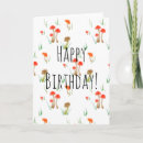 Search for mushroom birthday cards Forest