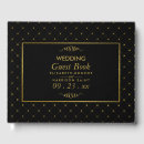 Search for black gold wedding guest books Gatsby