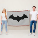 Search for throw blankets Batman logo