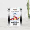 Search for pink race car invitations Party