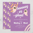 Search for halloween gender reveal invitations Ghost