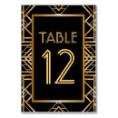Search for art deco table cards Typography