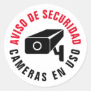 Search for security camera stickers Warning