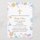 Search for twins baptism invitations Glitter