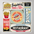Search for restaurant menu posters Vintage