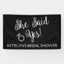 Search for she said yes banners Bridal shower