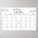 Search for baby calendars Baby shower activity