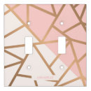 Search for rose gold light switch covers Modern