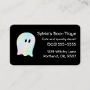 Search for spooky business cards Ghost