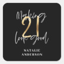 Search for 21st birthday stickers Script