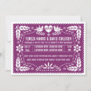 Search for love birds wedding invitations Papel picado