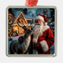 Search for old fashioned santa claus ornaments Festive