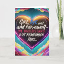 Search for farewell thank you cards Goodbye