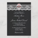 Search for sugar skull wedding invitations Black