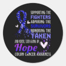 Search for colon cancer stickers Survivor