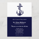 Search for navy blue retirement invitations Anchor