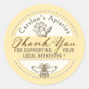 Search for bee thank you stickers Yellow
