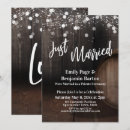 Search for just married invitations Typography