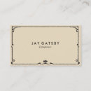 Search for art deco business cards Modern