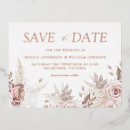 Search for gold foil save the date postcards Rose
