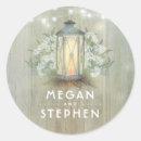 Search for candle wedding stickers Rustic