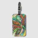 Search for unique luggage tags Watercolor