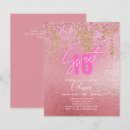 Search for granddaughter invitations Pink