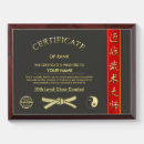 Search for martial arts certificates Karate