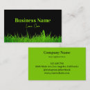 Search for black lawn business cards Lawn care service