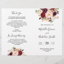 Search for floral wedding programs Watercolor