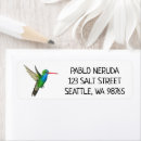 Search for hummingbird return address labels Wildlife