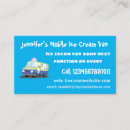 Search for ice cream truck business cards Summer