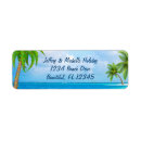 Search for beach christmas return address labels Ocean
