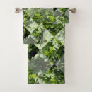 Search for emerald bath towels Leaves