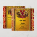 Search for indian bridal shower invitations Elephants