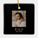 Search for dad to be ornaments Typography