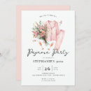 Search for adult pajama party invitations Watercolor